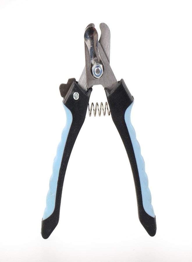 REGIIS Pet Grooming Kit, 3-Piece Set with Nail Clipper, Self-Cleaning Brush and Grooming Glove, Blue and Black - Image 3